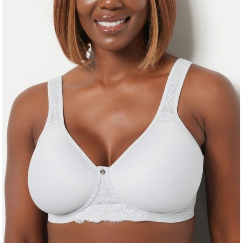 Breezies Women's Bra Sz 38C Natural Curves Wirefree - Gray